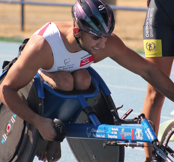 El atleta paralímpico chiclanero José Manuel Quintero.